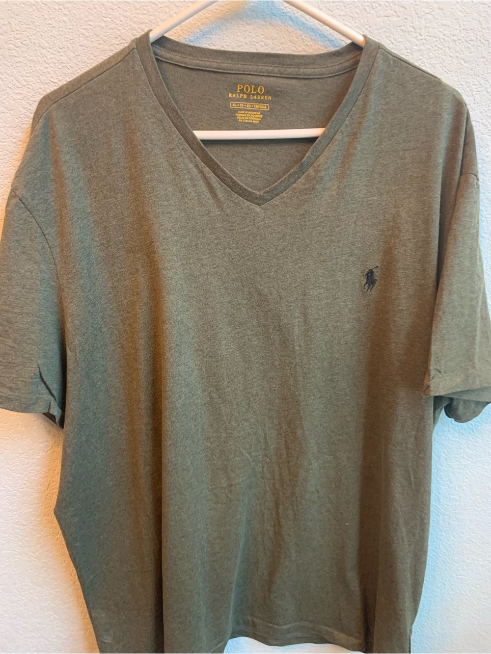 Polo by Ralph Lauren Olive V-Neck Short Sleeve Tee